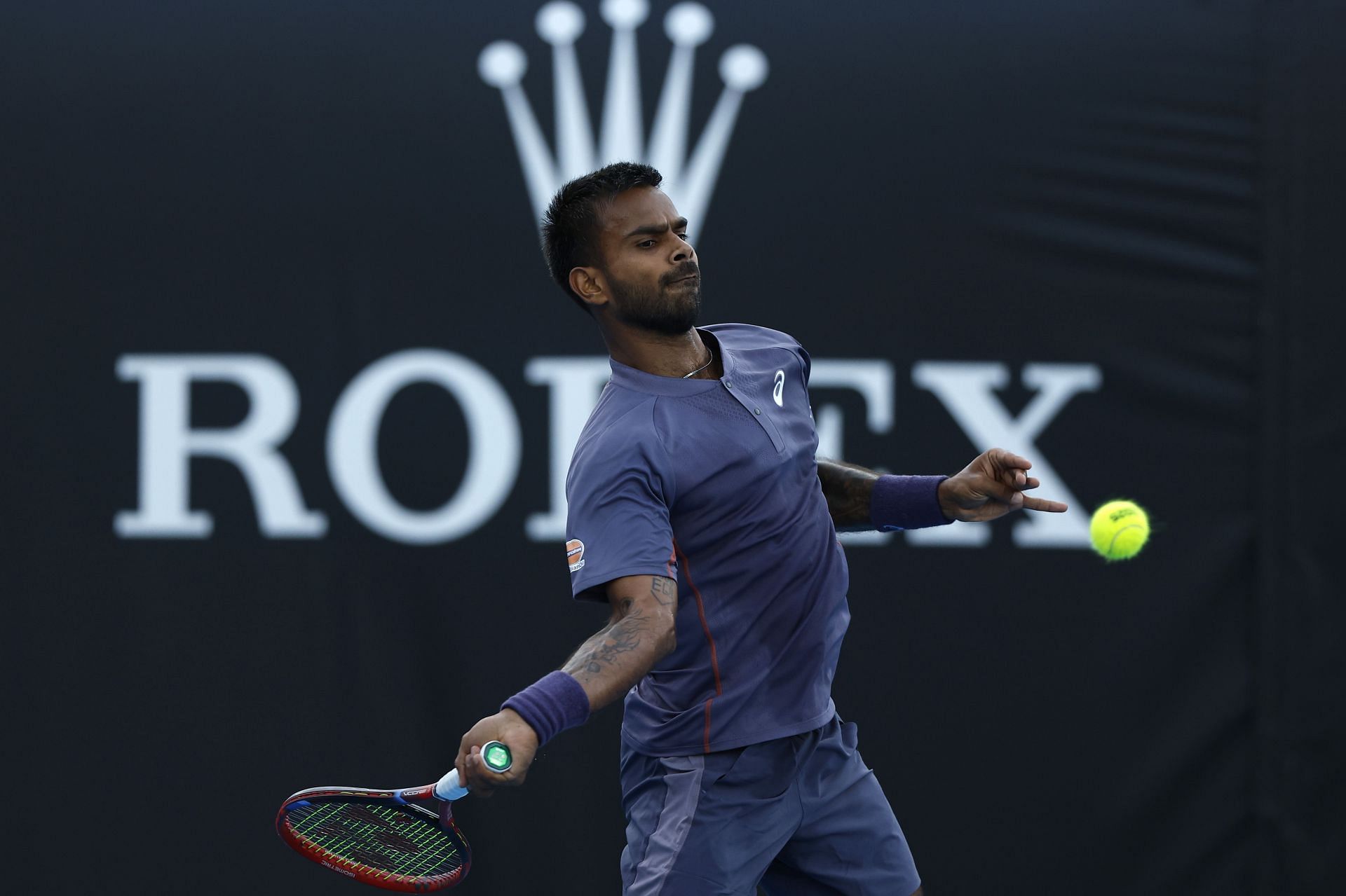 Sumit Nagal at the Australian Open 2025. (Photo: Getty)